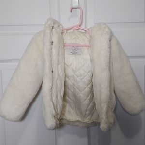Primark Kids Faux Fur Zip up coat